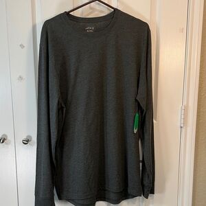 Jockey Men's Dark Gray Long Sleeve Shirt